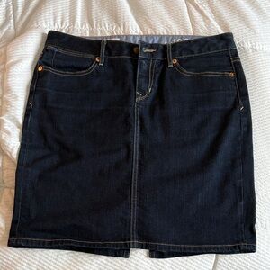 GAP Dark Blue Denim Pencil Skirt